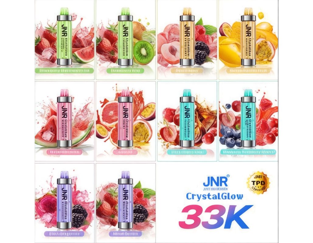 PUFF JNR 33K CRYSTAL GLOW RECHARGEABLE 2% NICOTINE