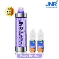 PUFF JNR 33K CRYSTAL GLOW RECHARGEABLE 2% NICOTINE