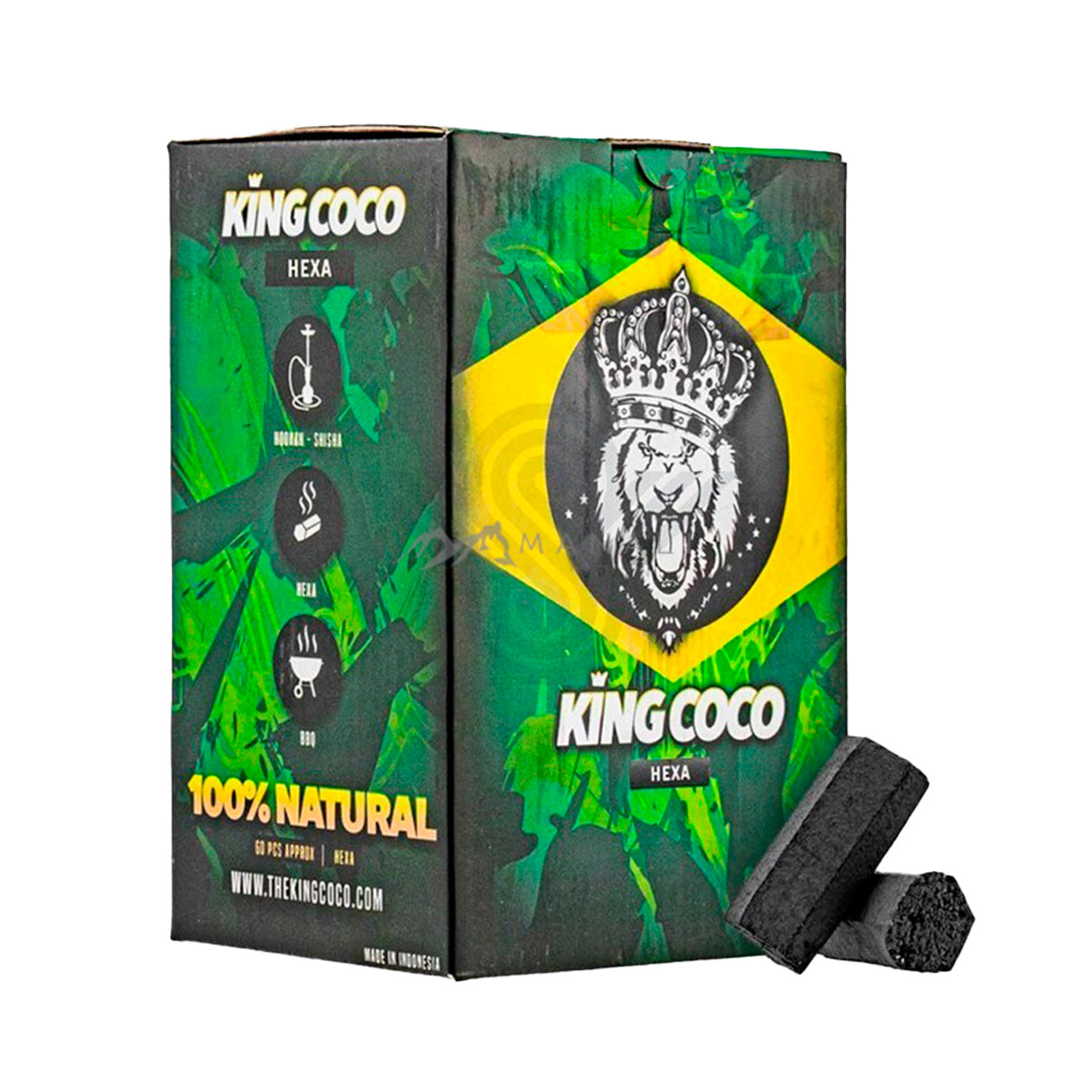 Charbons King Coco Hexa 1kg