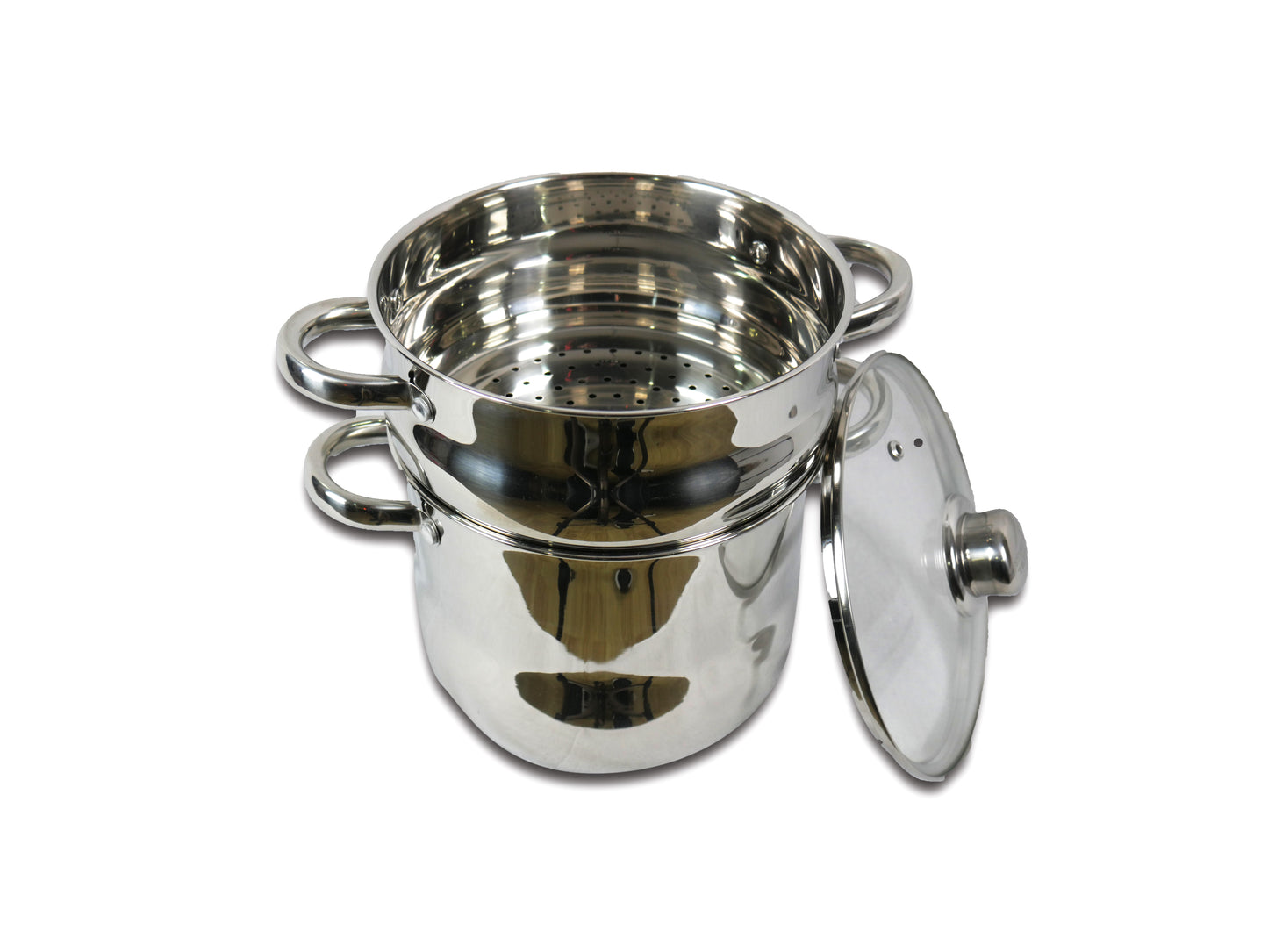 Couscoussier inox 12 litres - KM FACTORY