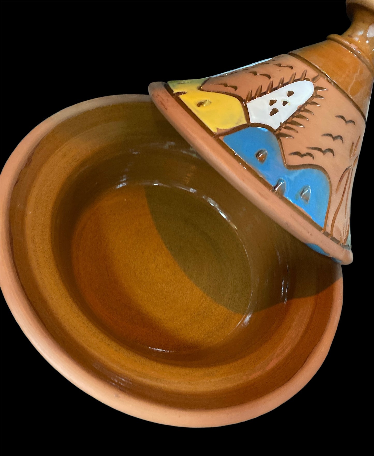 Tajine marocain émaillé (3 tailles)