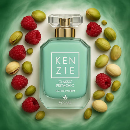Kenzi e Classic Pistachio – Eau de Parfum Femme & Homme – Parfum Mixte Gourmand & Élégant – Notes de Pistache, Vanille & Musc – Flacon 100 ml