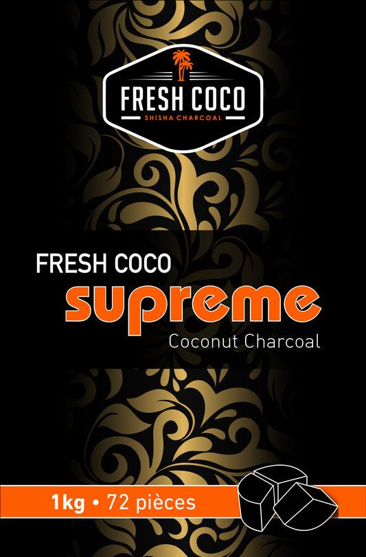 Charbons FRESH COCO SUPRÊME 1kg - KM FACTORY